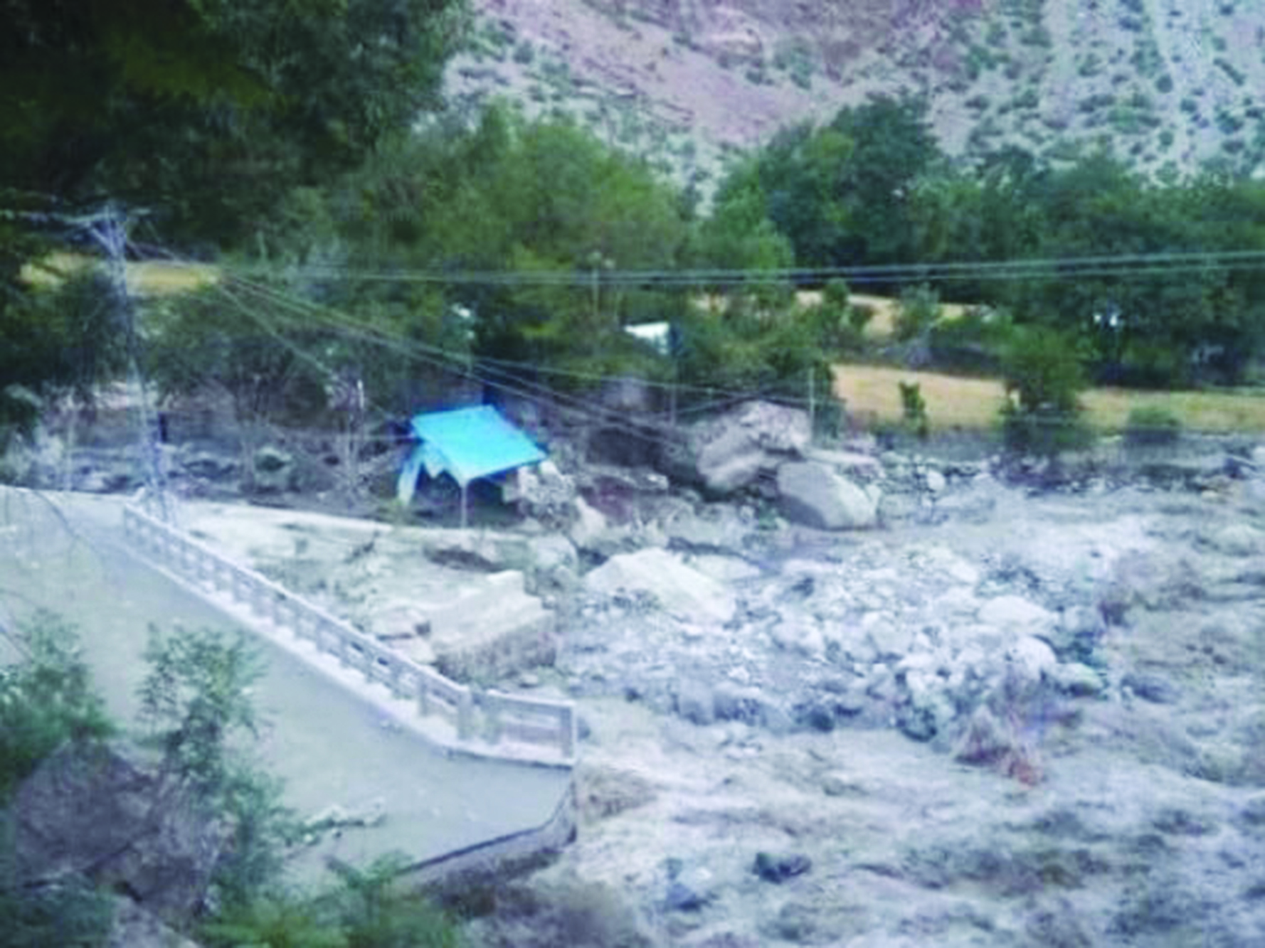 Calamitous impact of climate change on Chitral