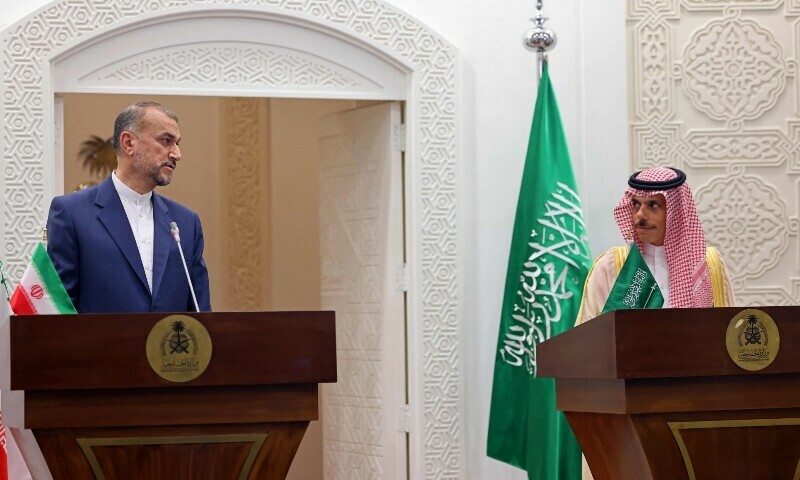 Iran FM touts unity on first Saudi visit since ties restored