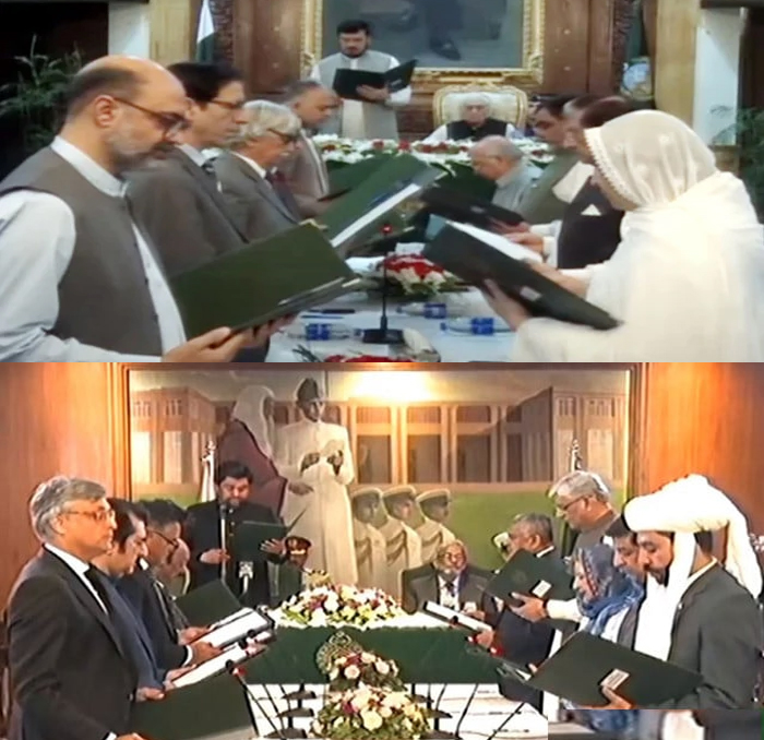 10-member Sindh, nine-member KP caretaker cabinets sworn in