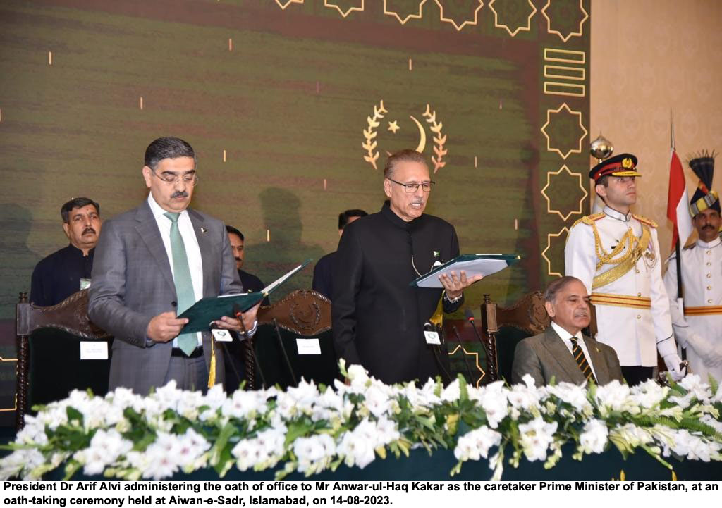 Anwaar Kakar sworn in as Pakistan’s 8th caretaker prime minister
