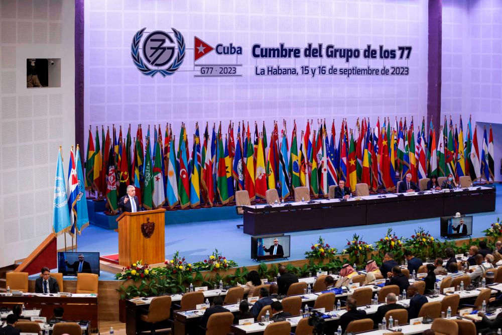 G77+China summit in Cuba calls for new global order