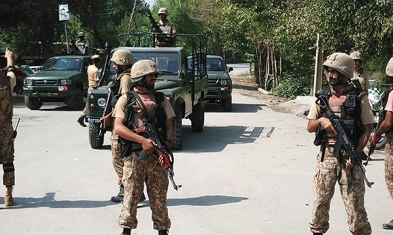 Four wanted terrorists killed, soldier martyred in KP IBOs