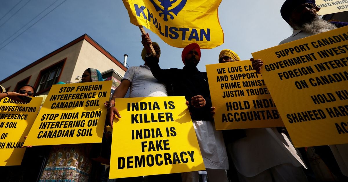 Canadian Sikhs stage protests against Indian government over murder