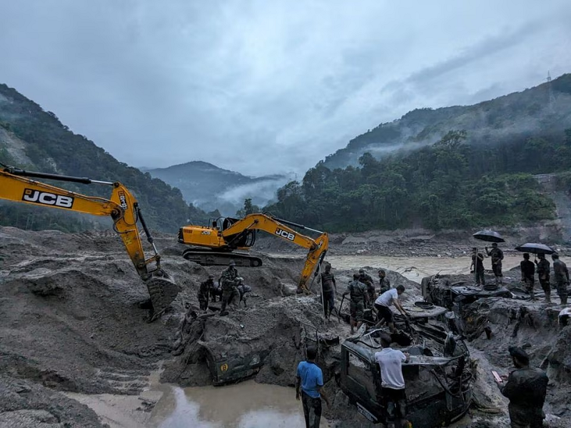Himalayan lake flooding in India kills 18, nearly 100 missing