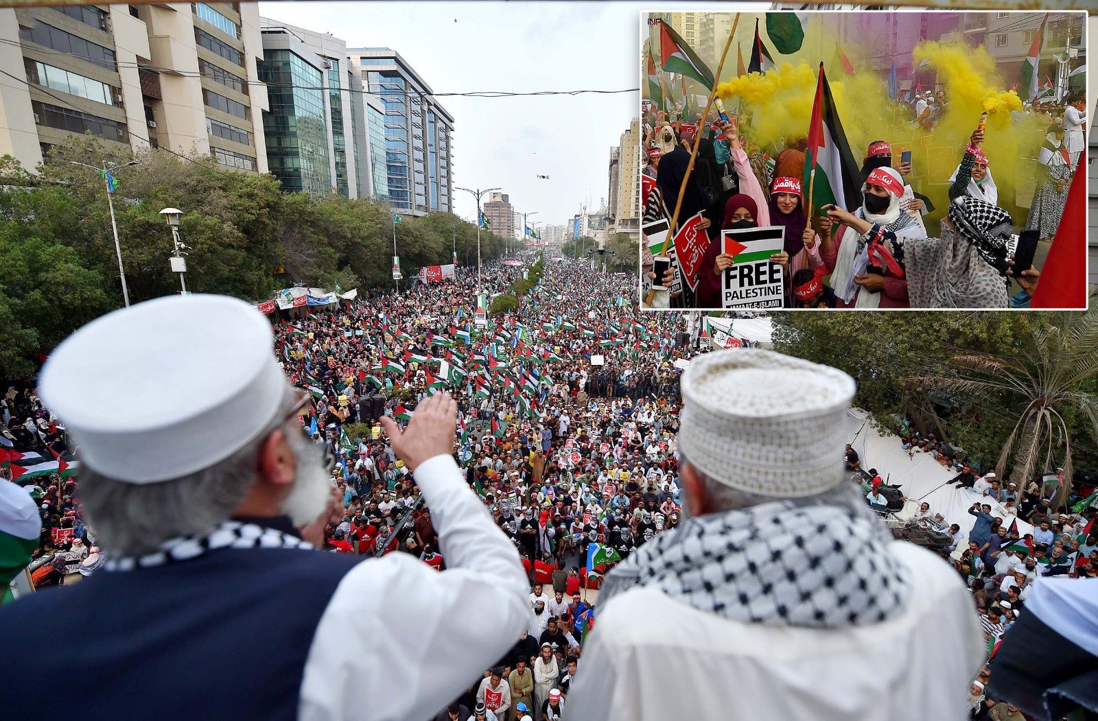 Pro-Gaza rallies draw thousands to show solidarity with Palestinians