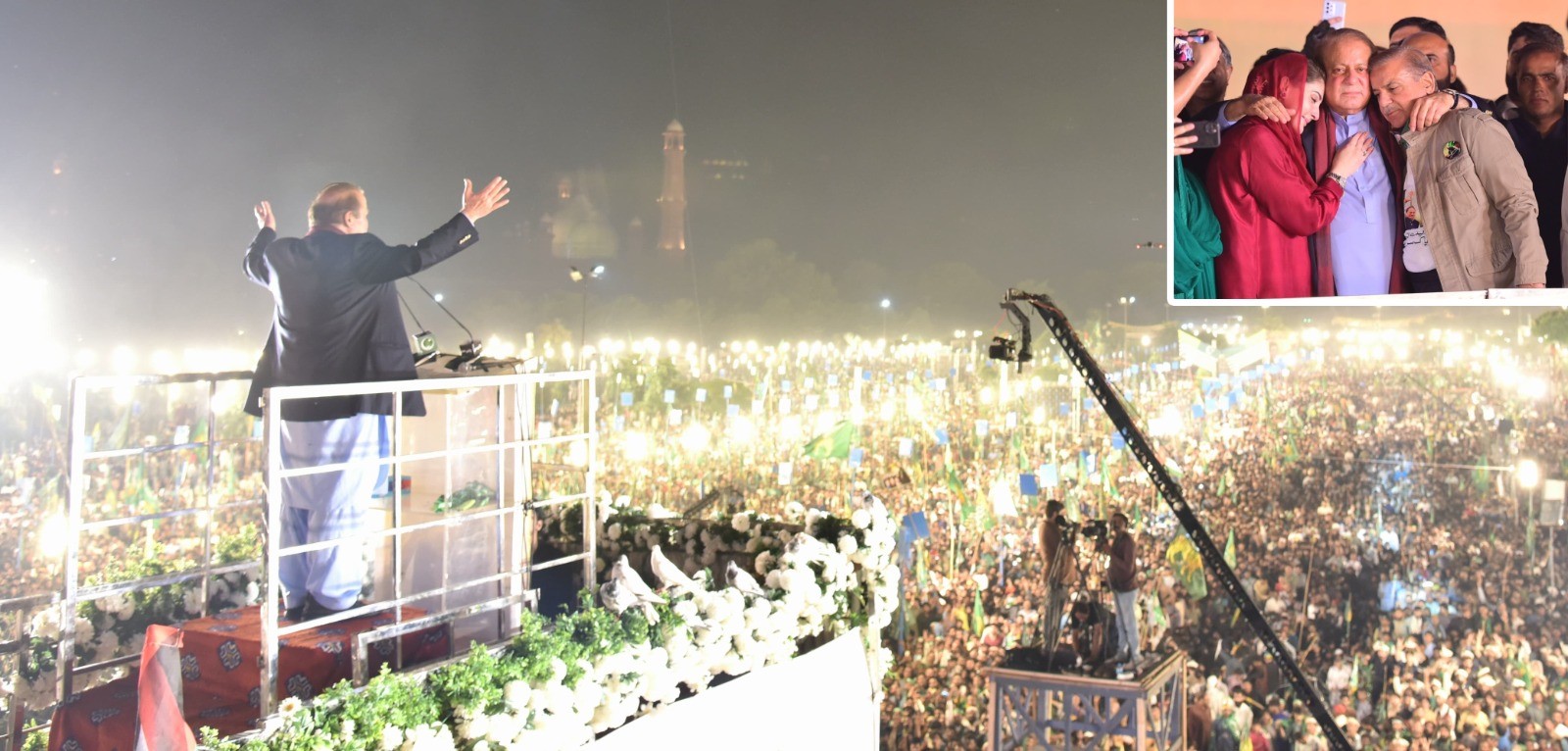 Nawaz says returned to ‘save Pakistan’ as did in past