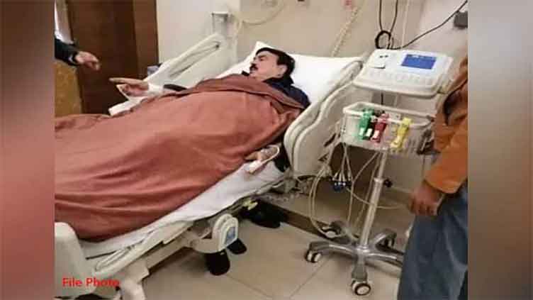 Sh Rashid admitted to RIC after pain in chest