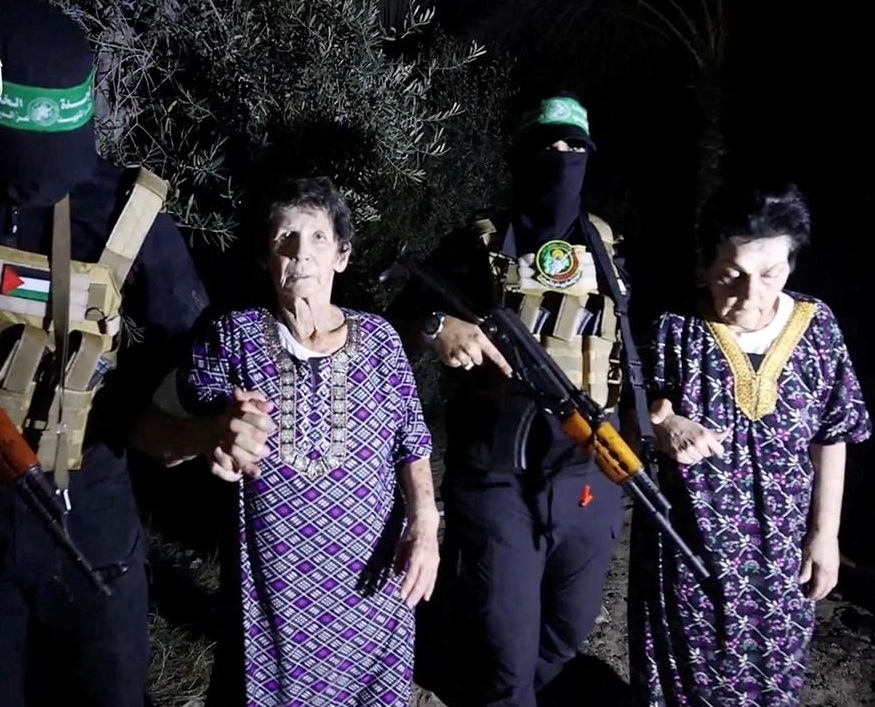 Hamas releases two more female captives on humanitarian grounds
