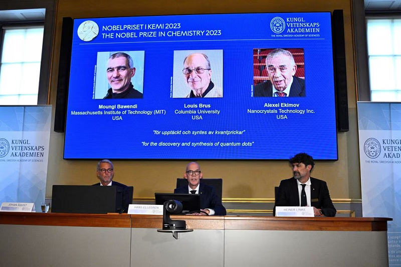 Nobel Chemistry prize awarded for discovery of quantum dots that bring colour to LED lights