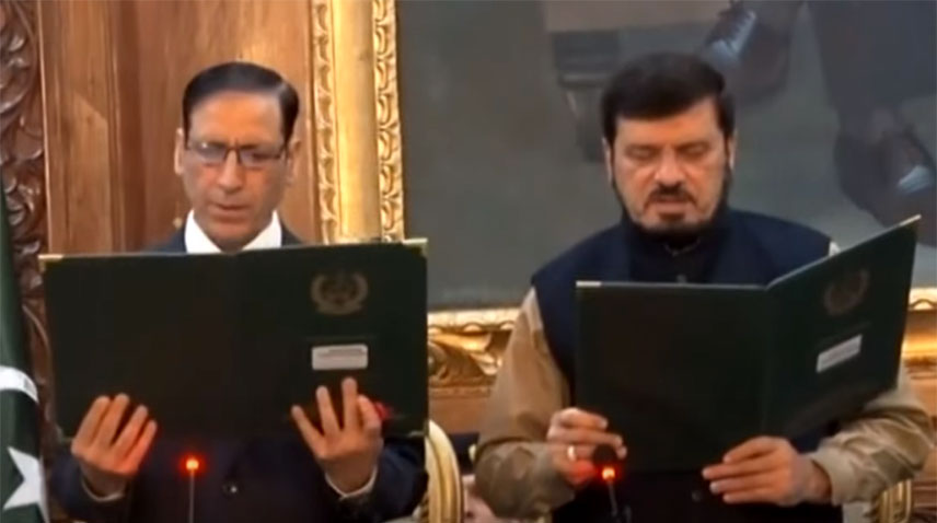 Justice (r) Arshad Hussain sworn in as caretaker KP chief minister