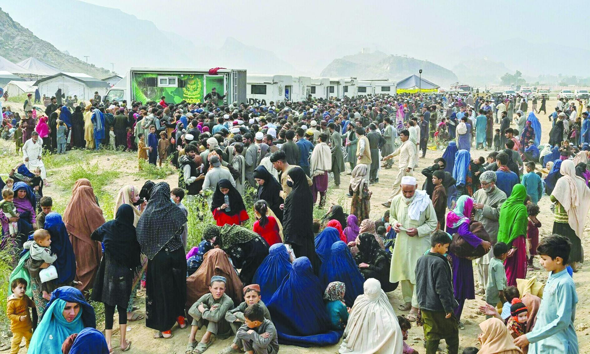 Repatriating illegal Afghan refugees