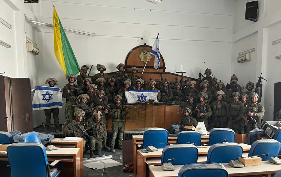 Israel army says seizes Gaza parliament, other Hamas bodies