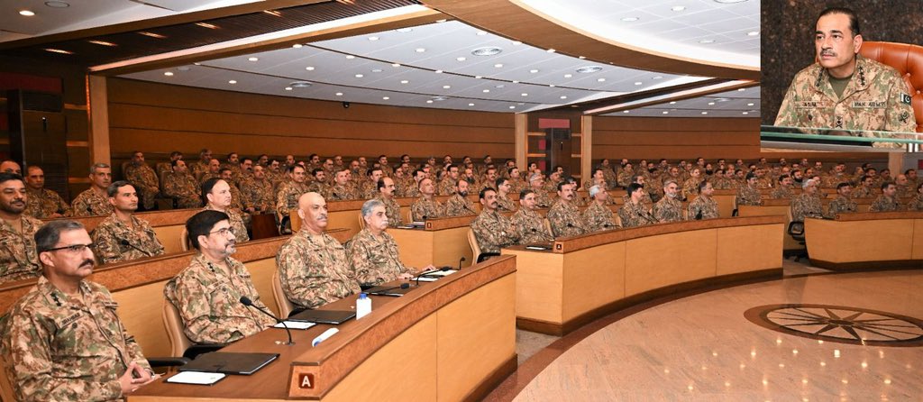 Top military brass vows support for interim setup’s initiatives in various domains