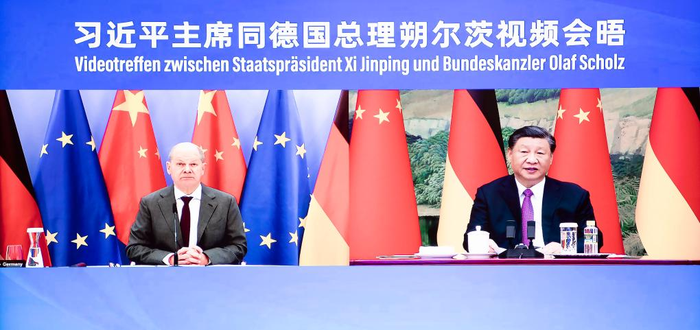 Xi and Scholz discuss pragmatic cooperation as China-EU ties warm