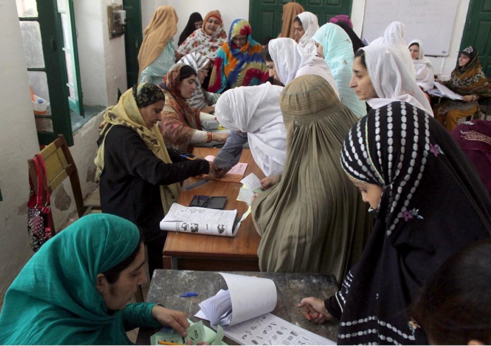 Women voters prohibited to cast vote in Swabi, Talagang areas