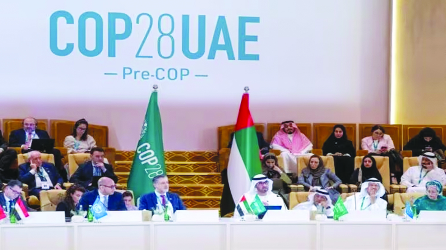 Oil over troubled waters