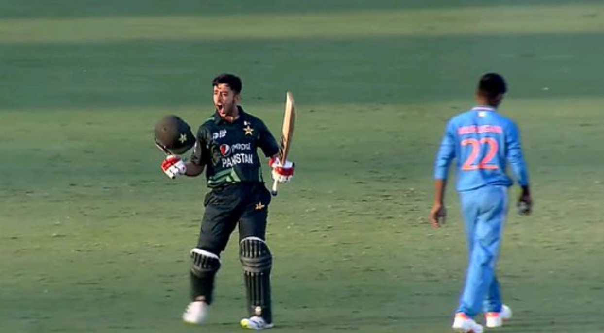 Azan’s scintillating ton powers Pakistan to win over India in U19 Asia Cup 2023