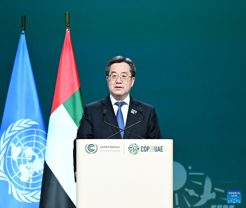 China calls for accelerating clean energy development at COP28