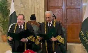 Justice Tariq Masood sworn in as acting CJP
