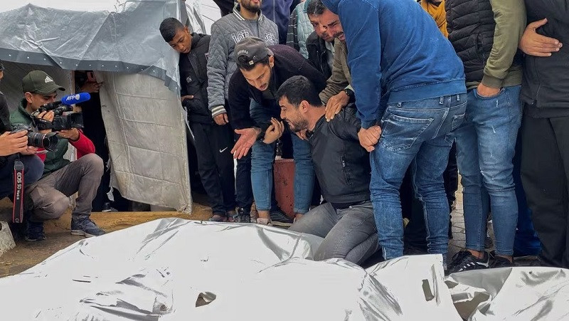 Israeli airstrikes kill 100 in one of war's deadliest nights, Gaza officials say