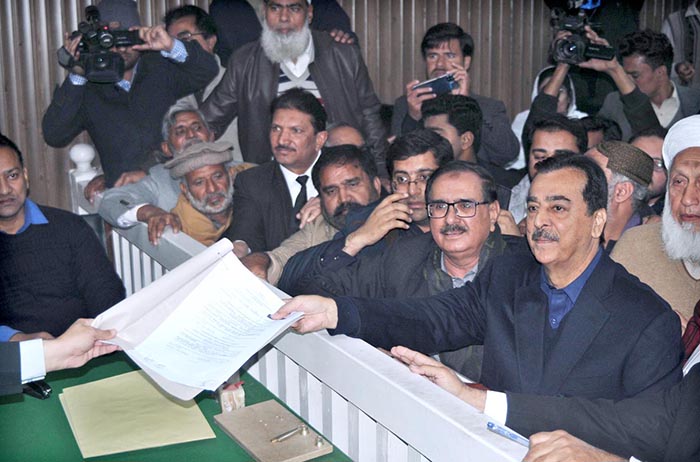 Gilani, Dehr, Dogar submit nomination papers