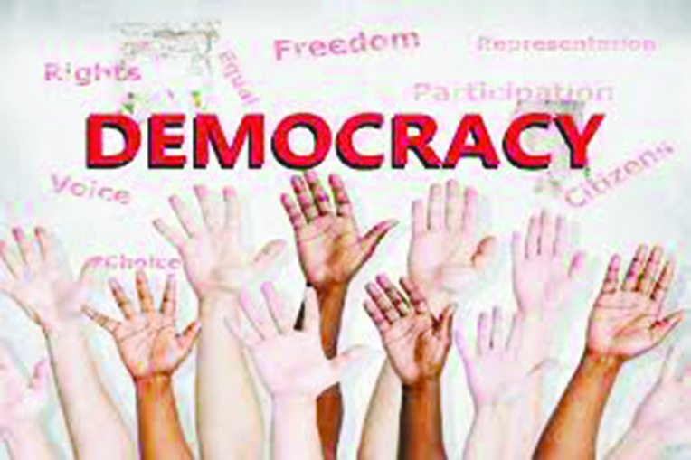 Democracy, democracy & democracy
