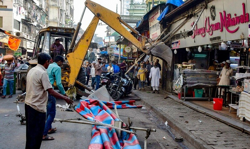 Muslim shopfronts torn down in Mumbai after Ram temple opening sparks communal clashes