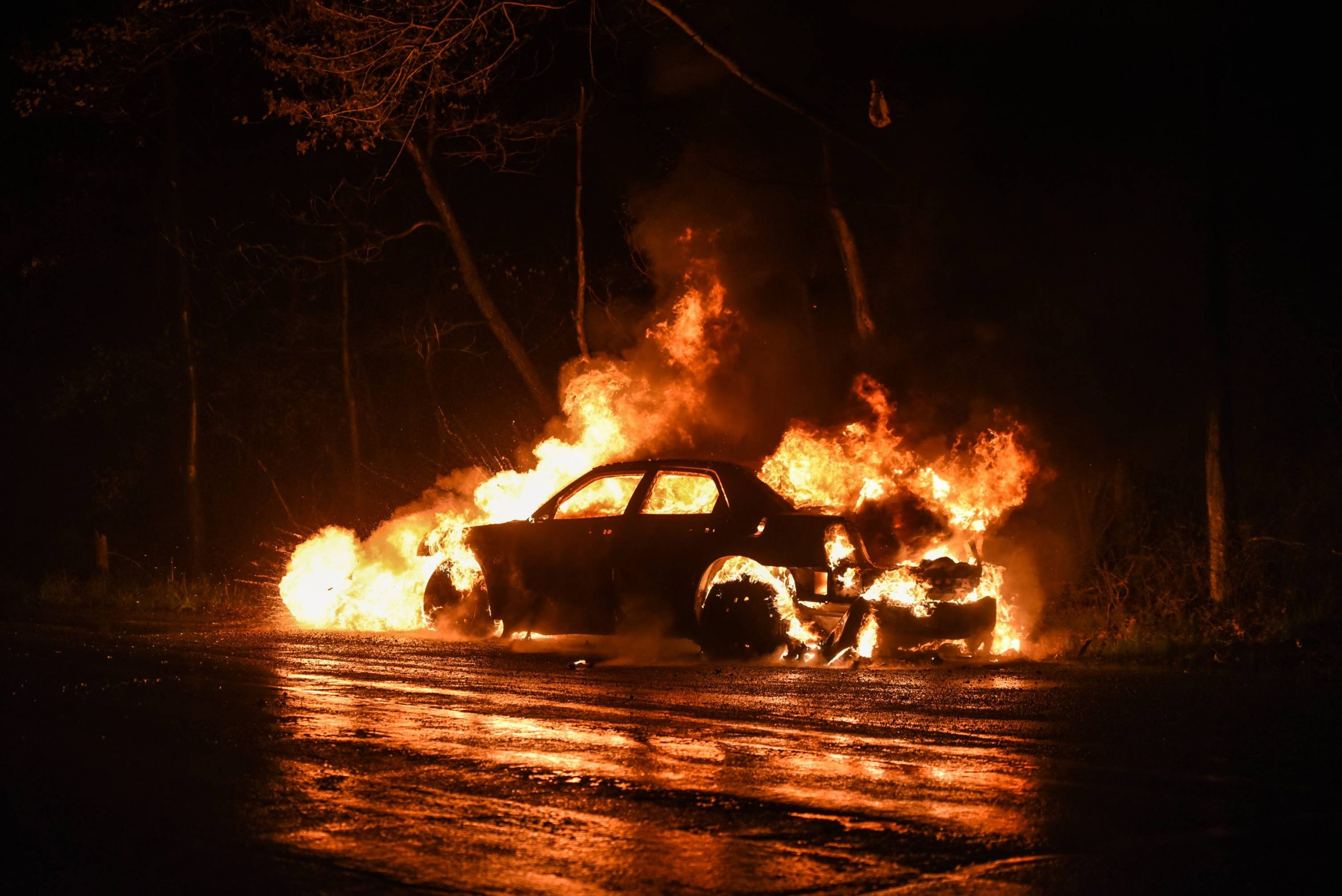 Car of PTI-P PK-103 candidate set on fire, fined on Jirga’s order