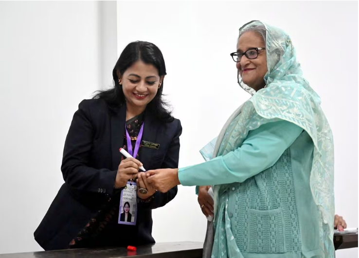 Bangladesh PM secures fourth straight term in vote boycotted by main opposition
