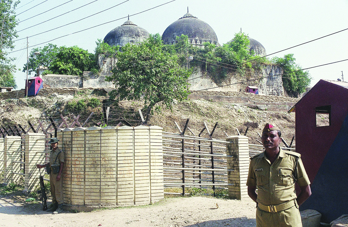 Historic mosques desecrated in India