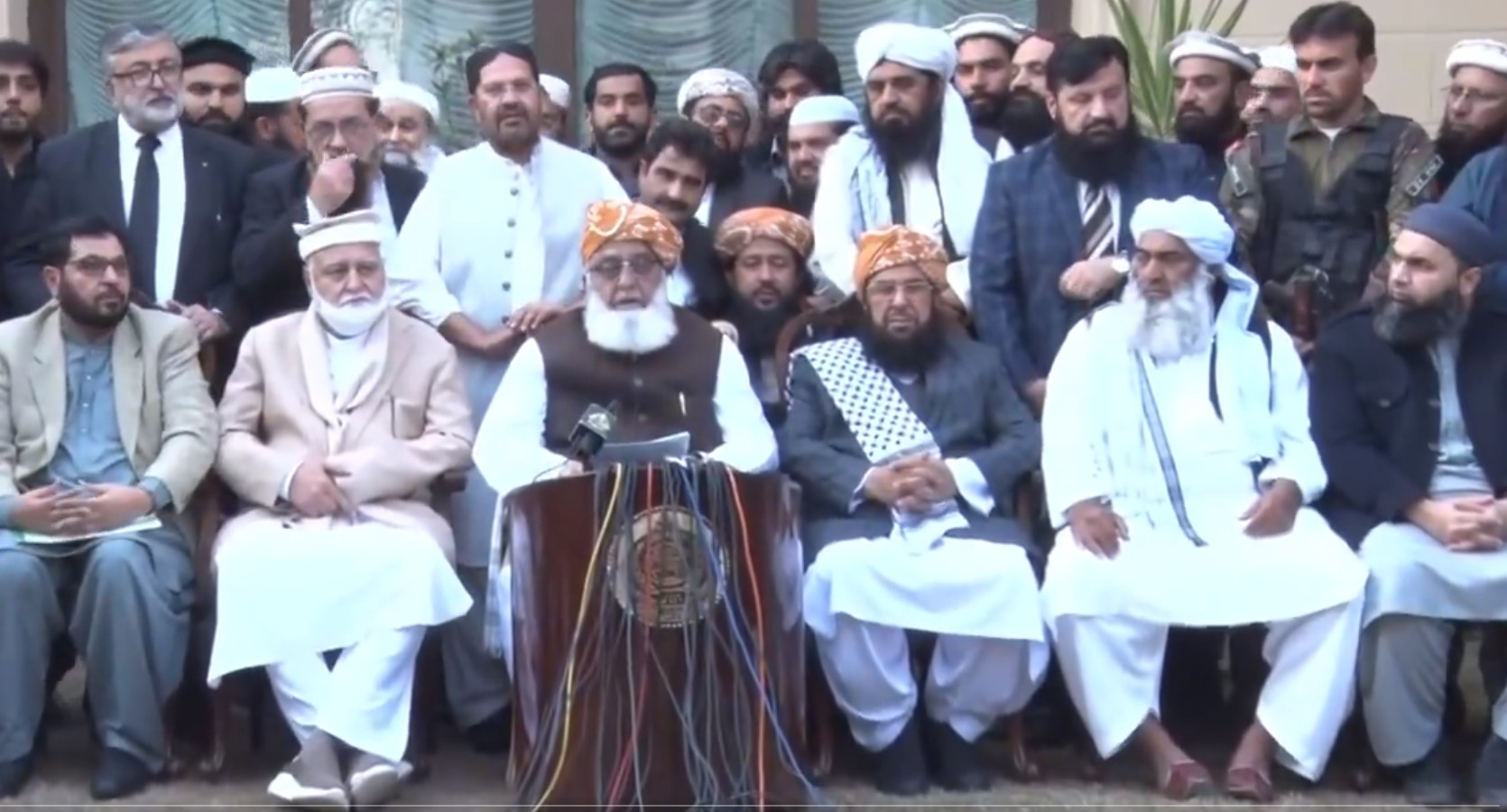 Fazl rejects polls results; announces countrywide protest movement