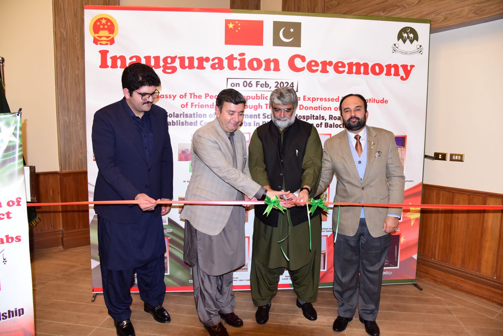Domki inaugurates solarization, computer labs for educational institutions, hospitals in Balochistan