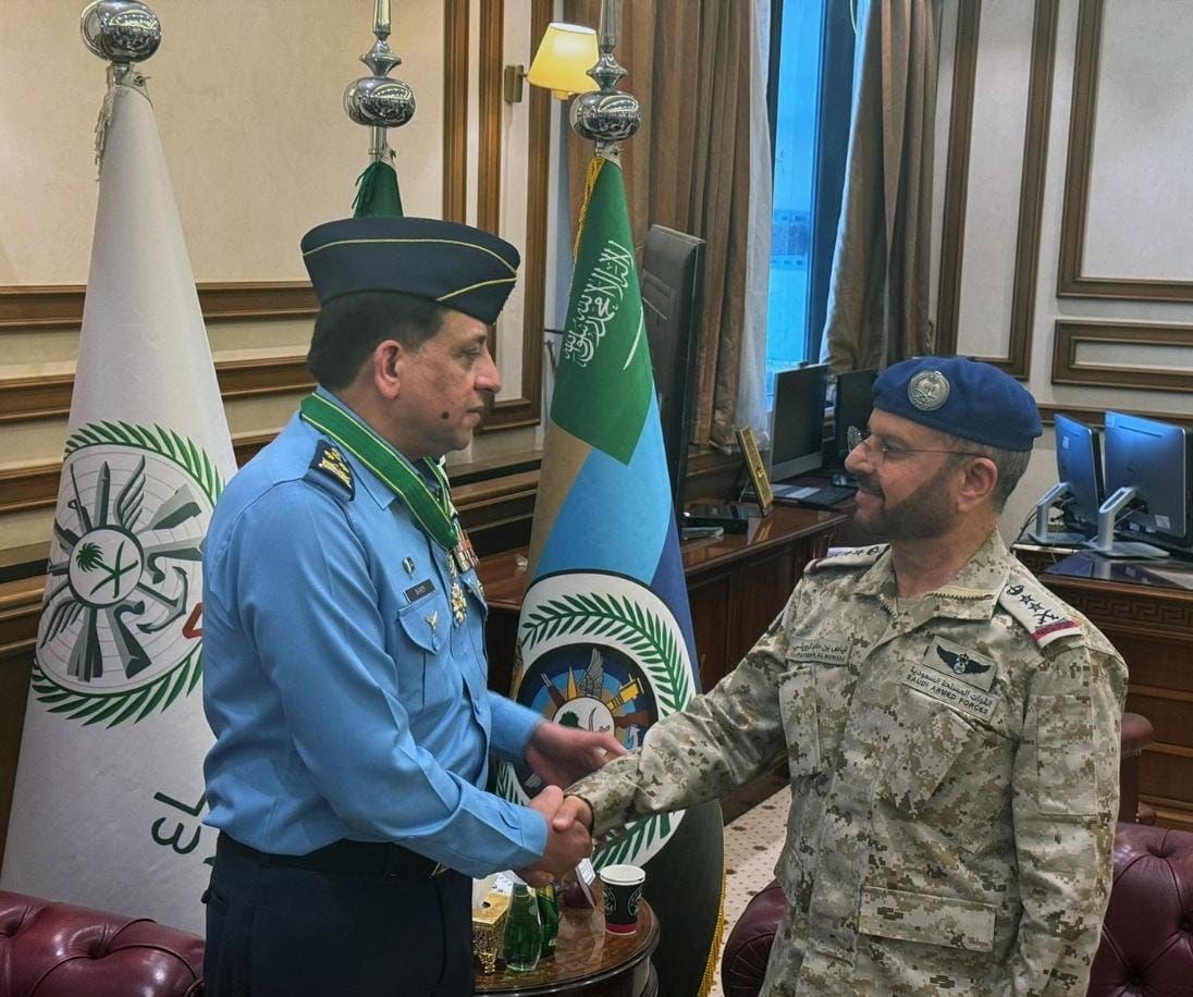 PAF Chief visits KSA, enhancing defense ties with Royal Saudi Air Forces