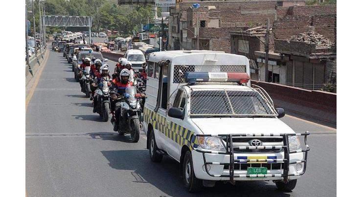 Flag marches conducted in connection with election security