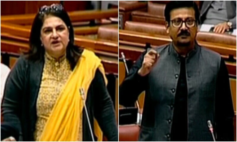 Senators condemn inaction as woman in Arabic print shirt rescued from mob