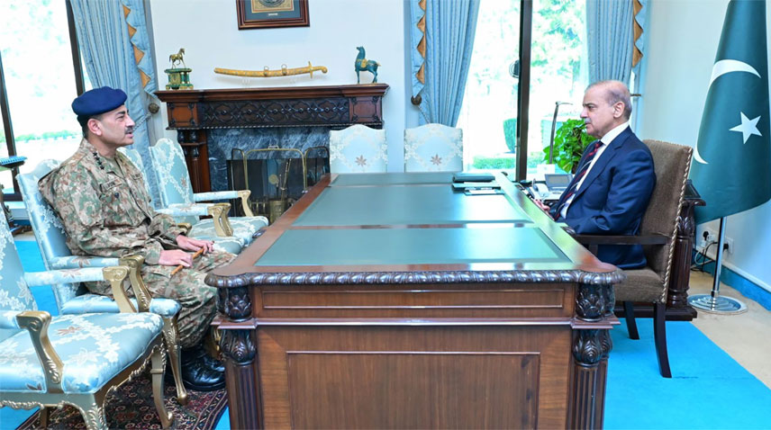 COAS Asim Munir calls on PM Shehbaz; discusses security situation