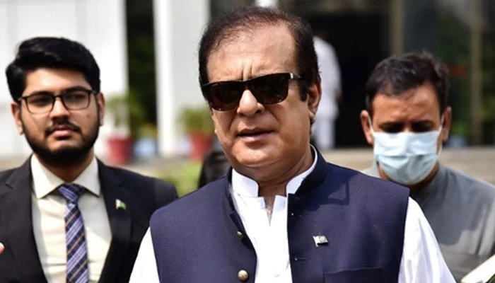 Shibli Faraz slams ruling PML-N for CDA raid on PTI central office