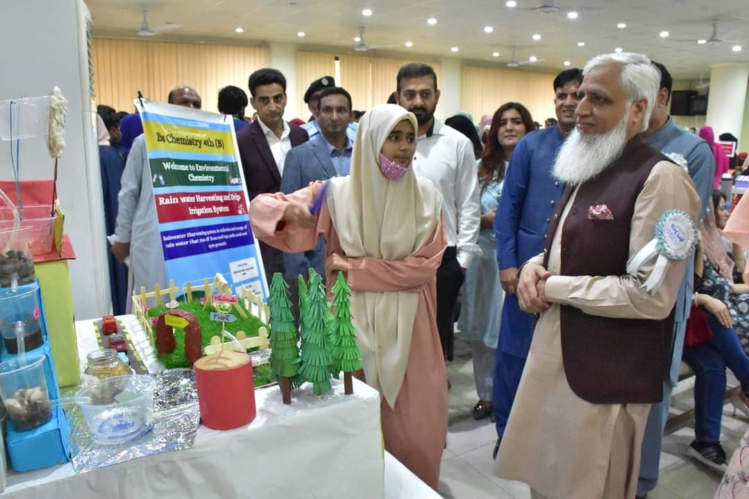 Chemistry working models, posters draw kudos from VC