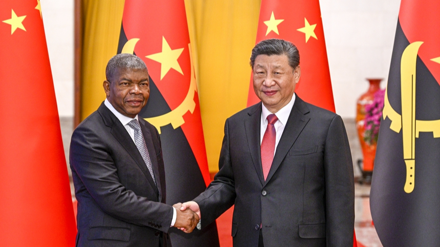 China, Angola upgrade ties as presidents hold talks