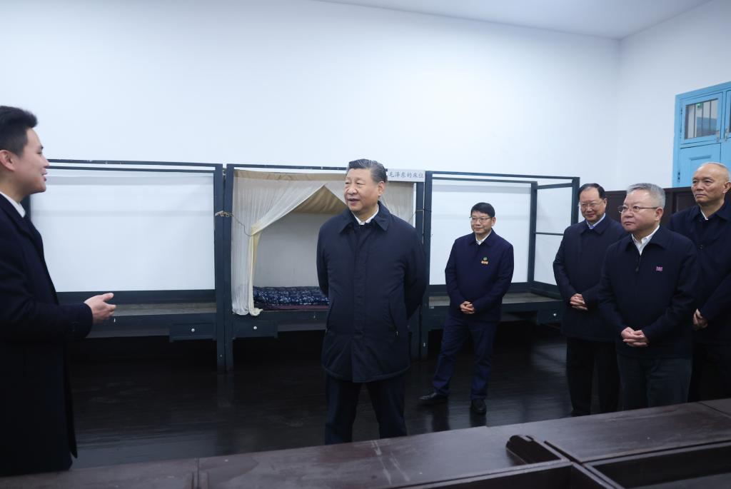 Xi inspects Changsha in central China's Hunan Province