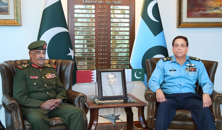 Bahrain National Guard Commander meets Air Chief Marshal Zaheer Sidhu