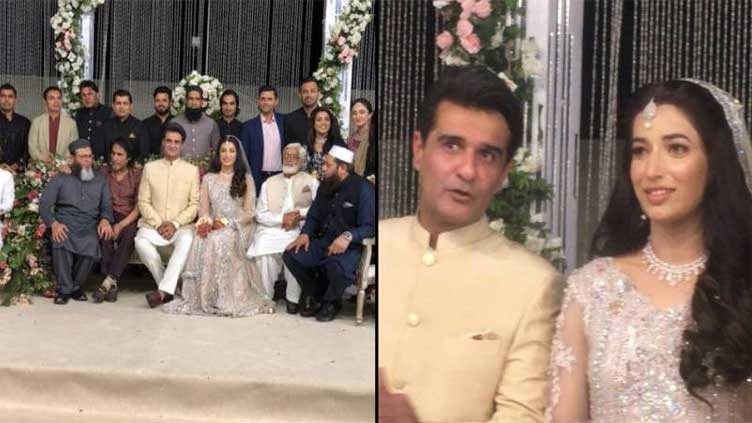 Cricketer Aliya ties knot with commentator Ali Younis