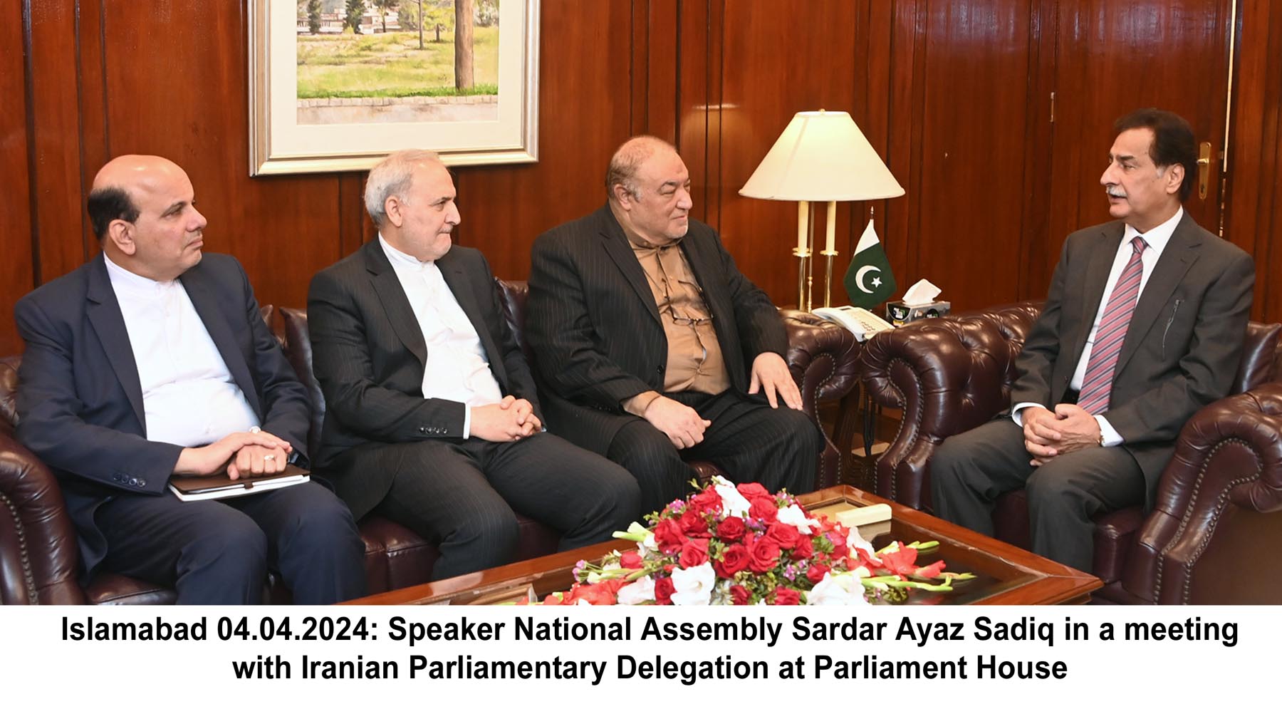 Ayaz vows to cement Pakistan-Iran parliament to parliament ties
