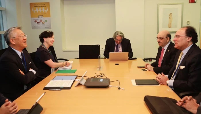 FinMin Aurangzeb calls on Donald Lu; discusses Pakistan's reform agenda