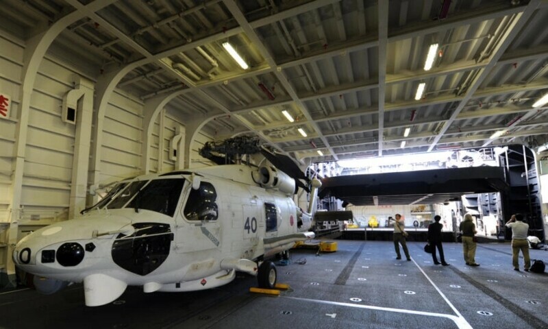 1 dead, 7 missing after two Japanese military helicopters crash