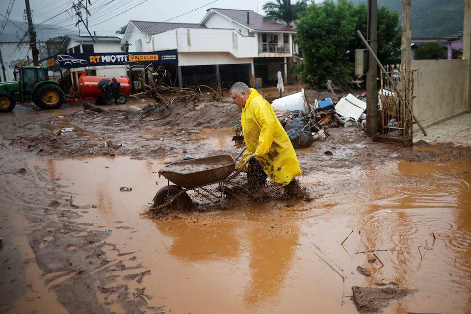 Death toll from floods in Brazil climbs to 143; 12 dead in Indonesia
