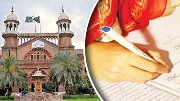 LHC orders action against nikkah registrar over underage girl's marriage
