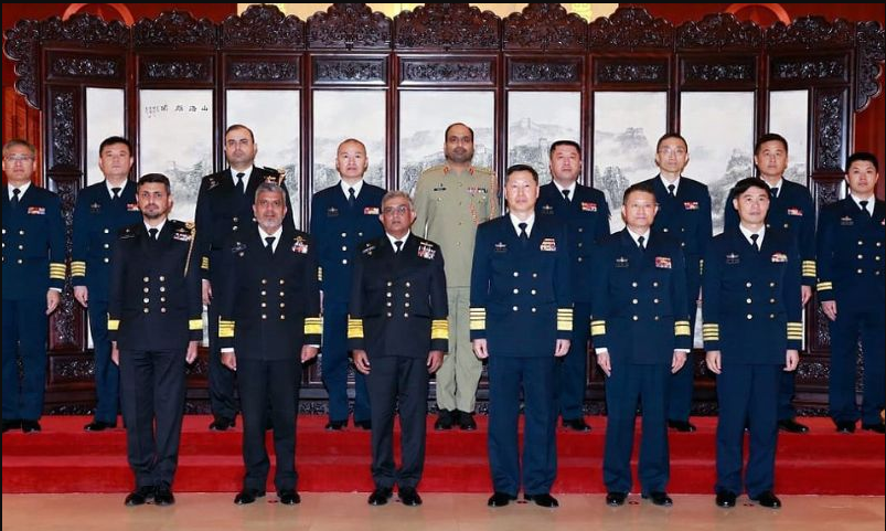 Navy chief visits People's Liberation Army Navy headquarters in China