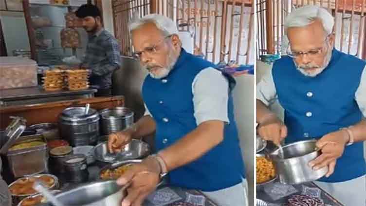 Indian vendor goes viral for uncanny resemblance with Indian PM Modi