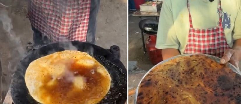 Man makes paratha with petrol and diesel, video goes viral